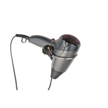 WENKO Milano Haartrocknerhalter – Fönhalter inkl. Schrauben und Dübel