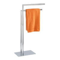 WENKO Recco Handtuchständer – Maße: 48 x 80,5 x 20 cm, Farbe: Silber / Chrom