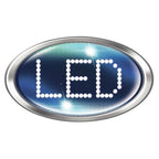 WENKO Lumi LED Kosmetikspiegel – Ø 13 cm, Farbe: silber, Höhenverstellbar