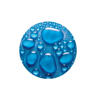 WENKO Pluggy® Waschbeckenstöpsel – Motiv: Drops, Maße: Ø 3,9 x 6,5 cm