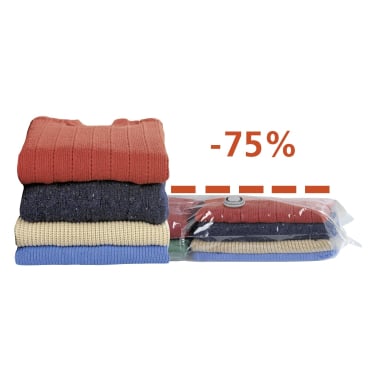 WENKO Vakuum Aufbewahrungssystem – Maße: B 90 x L 56 cm, 2er - Set