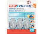 Klebehaken tesa Mini Oval chrom-matt