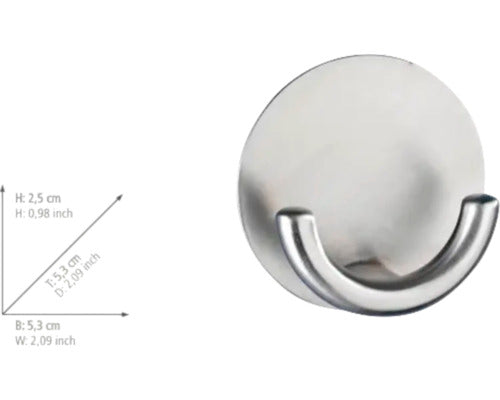 Haken Rondo edelstahl 2 Stück