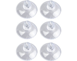 Minisaughaken transparent 6er