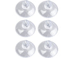 Minisaughaken transparent 6er