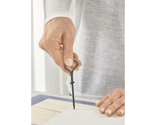 tesa Klebeschraube tesa für Tapete & Putz verstellbar weiß 1 kg Belastung 2 Stk.