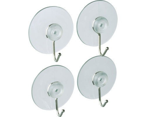 Saughaken Wenko Nickel transparent 4 Stück