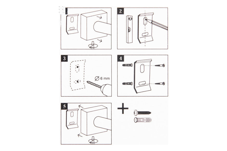 Haceka WC-Reservenrollenhalter Edge | 8 × 47 × 13 cm