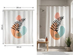 Wenko Duschvorhang Colares 180x200cm Mehrfarbig Textil Inkl Ringe Modern