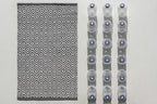Badematte Mod. Abai, 50 x 80 cm, hergestellt aus recycelten PET-Flaschen