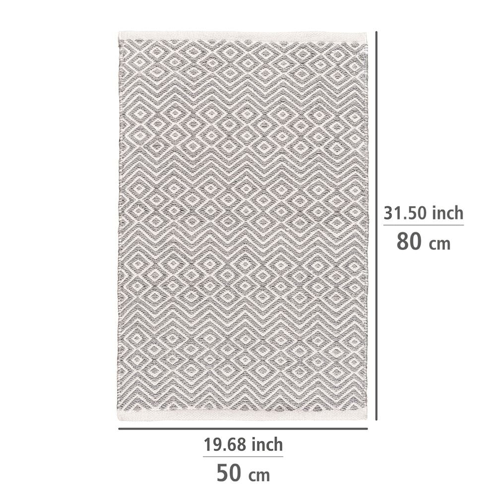 Badematte Mod. Abai, 50 x 80 cm, hergestellt aus recycelten PET-Flaschen