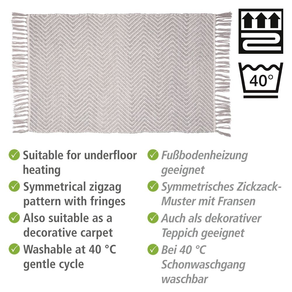 Badematte Mod. Gata, hergestellt aus recycelten PET-Flaschen (100 % Polyester)