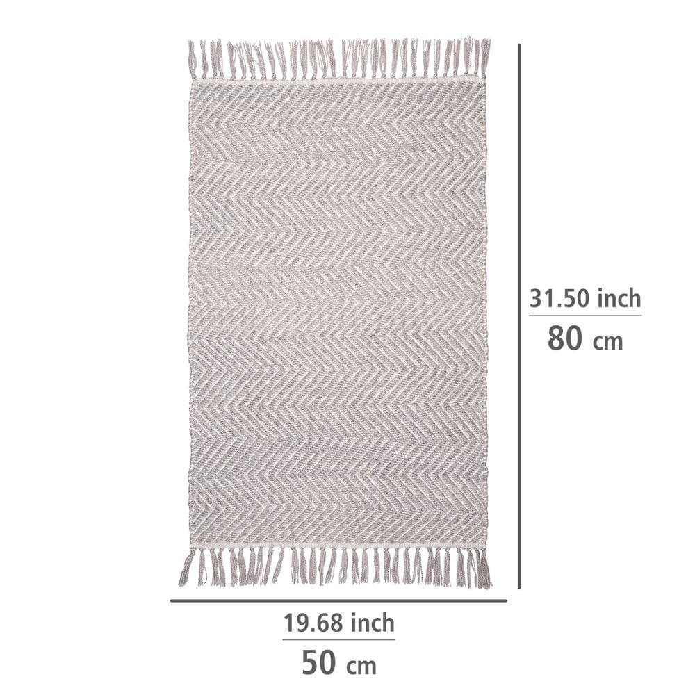 Badematte Mod. Gata, hergestellt aus recycelten PET-Flaschen (100 % Polyester)