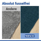 Badteppich Mod. Covelo Dunkelblau, 50 x 80 cm, rutschfest und waschbar bis 30 °C