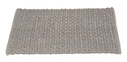 Badteppich Mod. Ecoli, grau, Polyester-Baumwolle, 50x80 cm, rutschhemmend, geeignet für