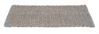 Badteppich Mod. Ecoli, grau, Polyester-Baumwolle, 50x80 cm, rutschhemmend, geeignet für