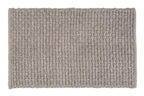 Badteppich Mod. Ecoli, grau, Polyester-Baumwolle, 50x80 cm, rutschhemmend, geeignet für