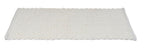 Badteppich Mod. Ecoli, weiß, Polyester/Baumwolle, 50x80 cm, rutschhemmende Rückseite,