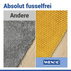 Badteppich Mod. Solivo Senfgelb, 50 x 80 cm, rutschfest und waschbar bis 30 °C