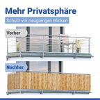 Balkon-Sichtschutz Mod. Bambus, 5 m, UV- und witterungsbeständig