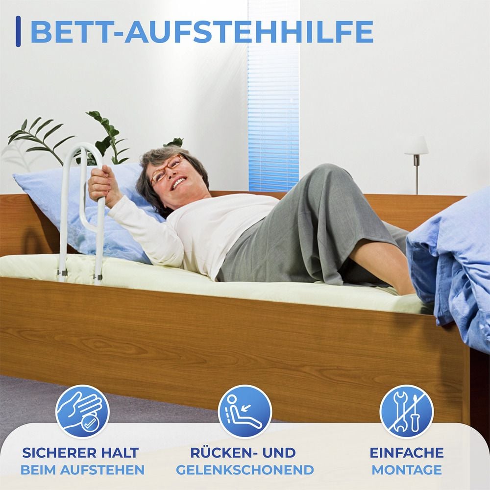 Bett-Aufstehhilfe, einfache Montage