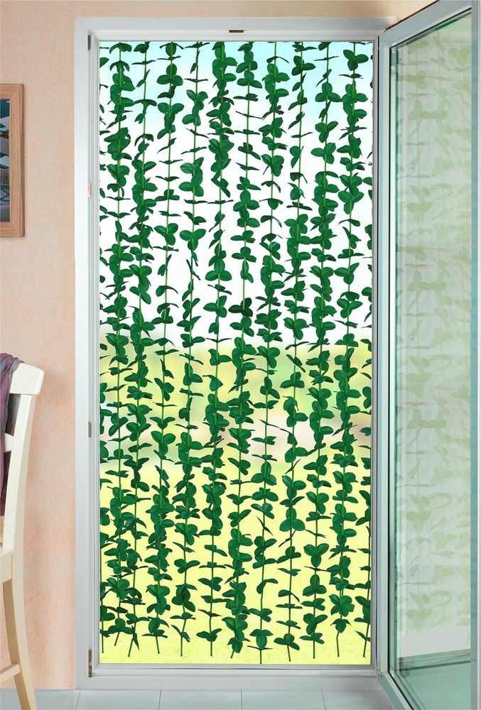 Blättervorhang Mod. Liane, dekorativer Türvorhang/Insektenschutz für Balkon