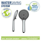 Brauseset Watersaving Chrom, Länge Stange: 70 cm