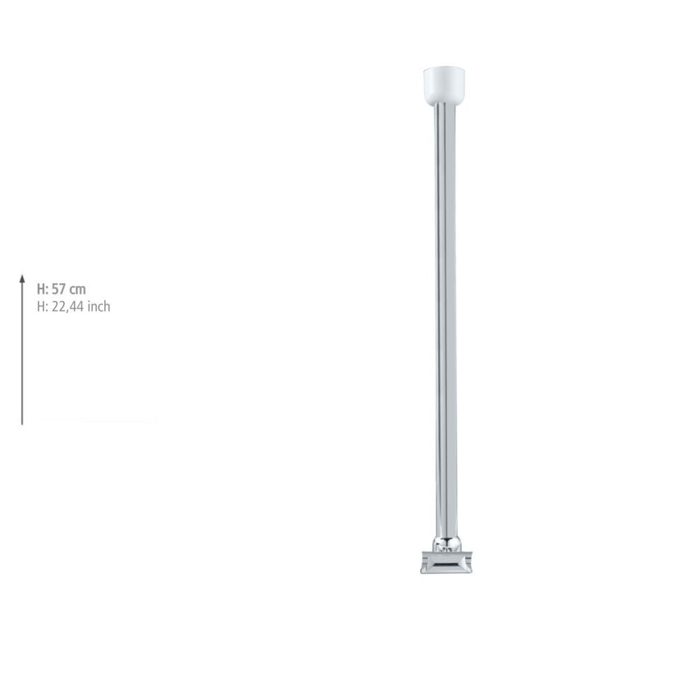 Deckenstütze für Teleskop-Duschstange Chrom, für Stangen mit Ø 2 / 2,5 cm