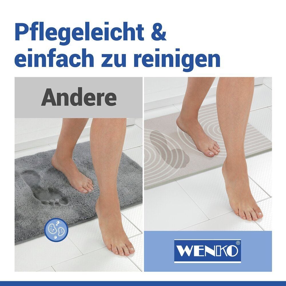 Diatomit Badematte Mod. Nazca Beige, 60 x 39 cm, schnelltrocknend und rutschsicher