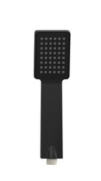 Duschsystem Mod. Quadro Schwarz matt, mit Regendusche und Handbrause