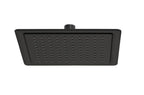 Duschsystem Mod. Quadro Schwarz matt, mit Regendusche und Handbrause