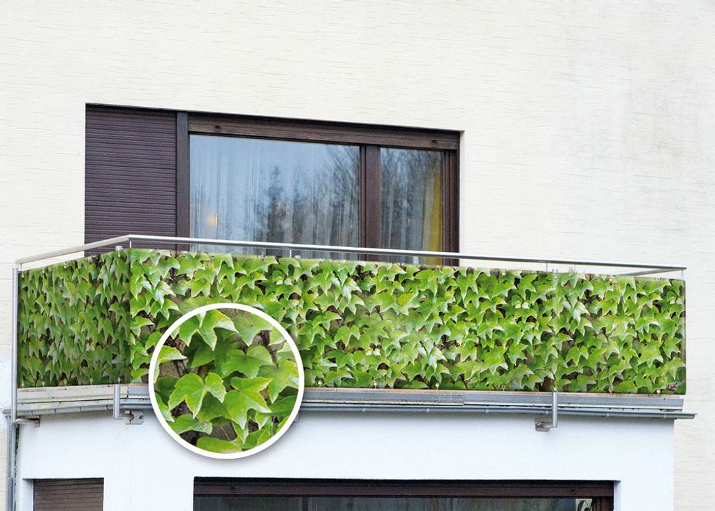 Maximex Sichtschutz Wilder Wein 5 m, für Balkon und Terrasse, Mehrfarbig
