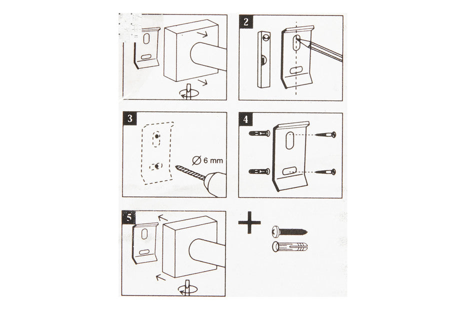 Haceka Papierrollenhalter Edge | 6 × 21.5 × 18.5 cm