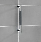 Edelstahl Wandhaltegriff Mod. Secura 40,5 cm, Bad-Sicherheitsgriff, belastbar bis 120 kg
