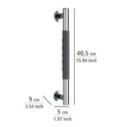 Edelstahl Wandhaltegriff Mod. Secura 40,5 cm, Bad-Sicherheitsgriff, belastbar bis 120 kg