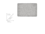 Wenko Badia badmat 60x90 cm grijs