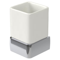 Haceka Aline Glashalter Aluminium Poliertes Aluminium