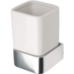 Haceka Aline Glashalter Aluminium Poliertes Aluminium