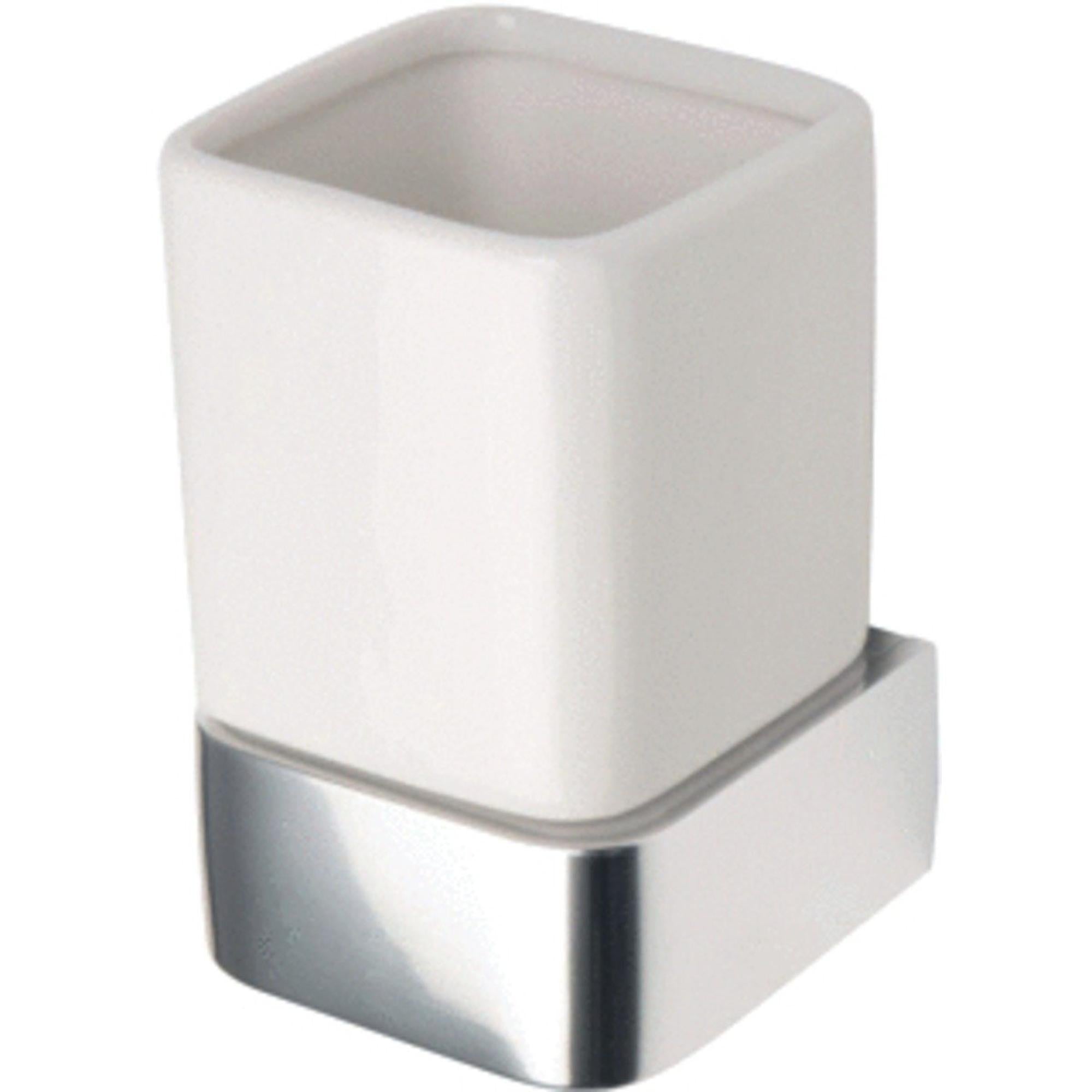 Haceka Aline Glashalter Aluminium Poliertes Aluminium