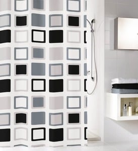 Kleine Wolke Duschvorhang Clipper Anthrazit Kunststoff 5209901238