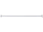 Wenko Teleskop-Duschvorhangstange Luz ausziehbar rostfrei 70 cm - 115 cm Weiß