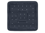 WENKO Duscheinlage Florida Grau 55x55 cm Duschmatte Rutschfest Gummi