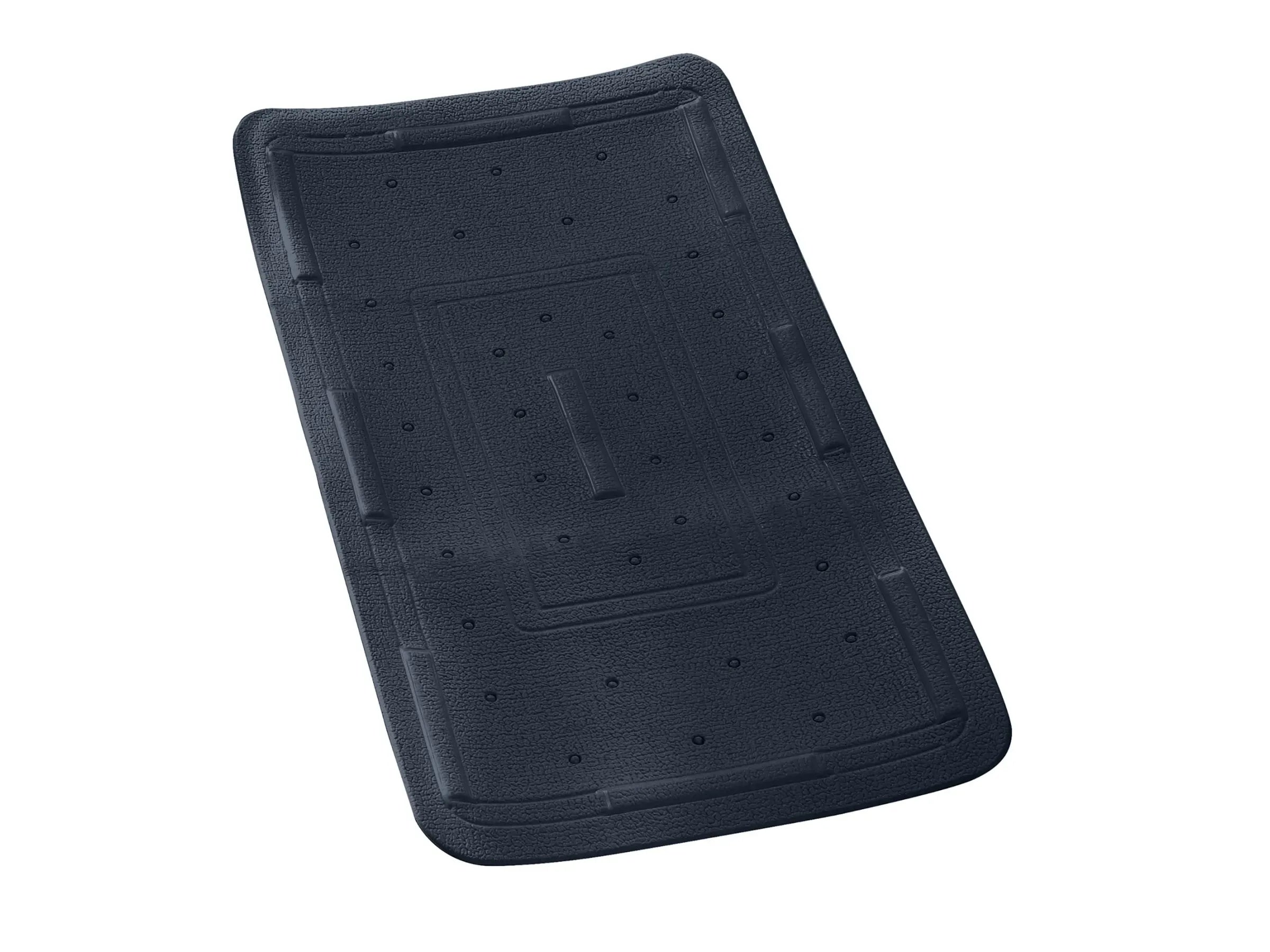 Wenko Wanneneinlage Florida Grau 70x36cm Badewannenmatte Rutschfest Schiefer