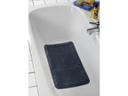 Wenko Wanneneinlage Florida Grau 70x36cm Badewannenmatte Rutschfest Schiefer