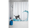 Wenko Duschvorhang Cat 180x200cm Anti Schimmel Wasserabweisend Katzenmotiv