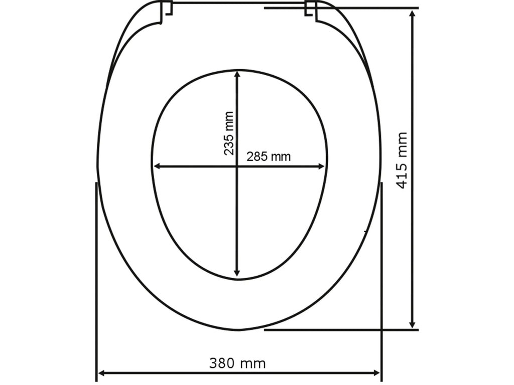 WENKO WC Sitz Bois Duroplast Absenkautomatik Toilettensitz Klobrille