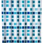 Wenko Duschvorhang Mosaik 180 cm x 200 cm PEVA