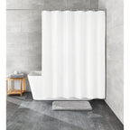 Kleine wolke sparkle ekologiczna zasłona prysznicowa biała 180x200 cm peva, bezzapachowa
