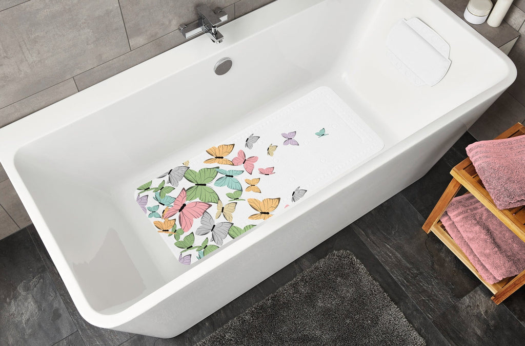 Wanneneinlage BUTTERFLIES Multicolor 36 x 92 cm