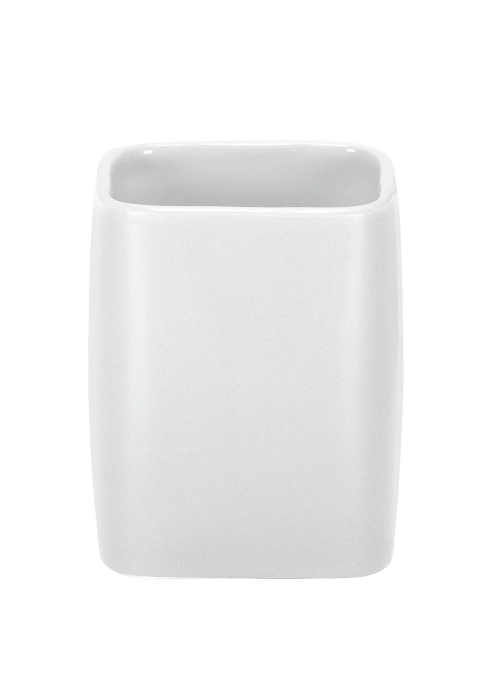 Kleine Wolke Zahnputzbecher CUBIC Steinzeug Anthrazit Becher Bad Gäste-WC 300ml